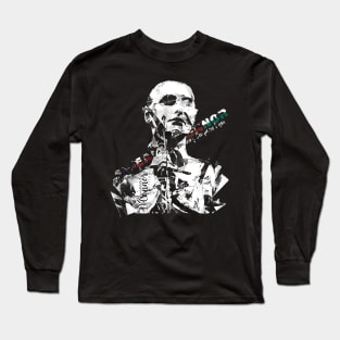 Sinead O'Connor - Newspaper Collage Long Sleeve T-Shirt